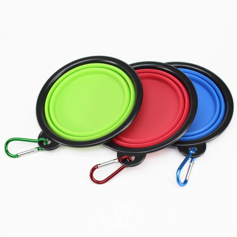 Складная Силиконовая машина ля стрижки домашних животных собак чаша подача воды