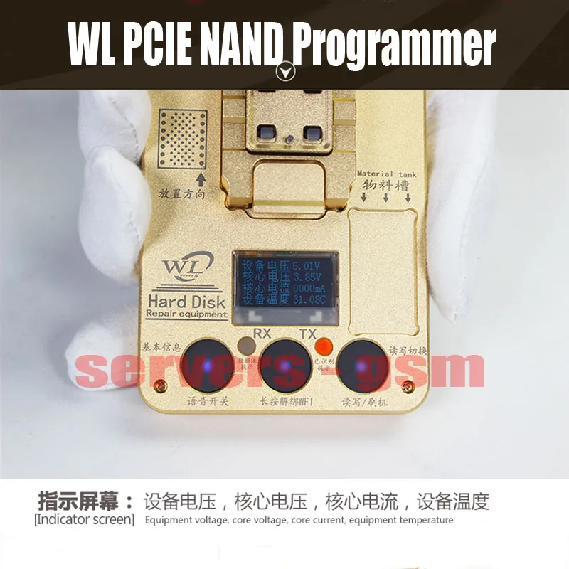 Чип NewWL PCIE NAND Flash ic Для ipho ne 8G 8P X E PRO ard disk тестовый инструмент для ремонта