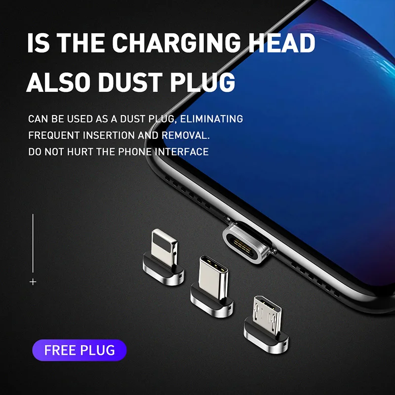 Магнитный Micro USB кабель Baseus для быстрой зарядки iPhone samsung, Магнитный зарядный адаптер usb type C, кабели для мобильных телефонов