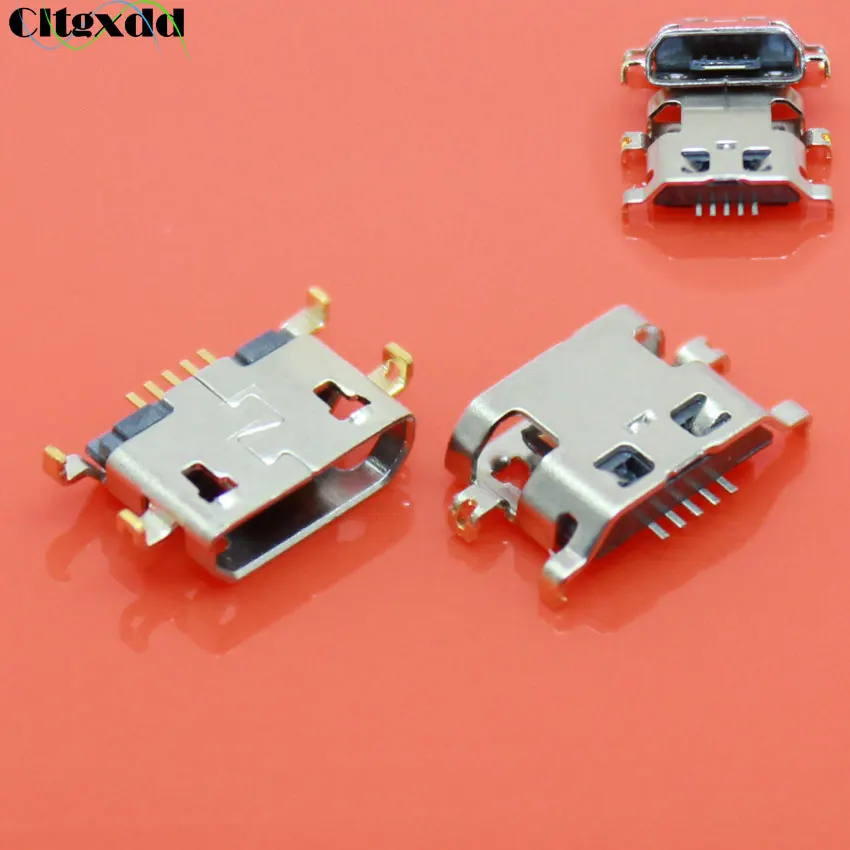 Cltgxdd 10 шт. разъем Micro USB 5-контактный для зарядки Lenovo A708t S890 / HuaWei G7 G7-TL00 Alcatel 7040N OT601 |