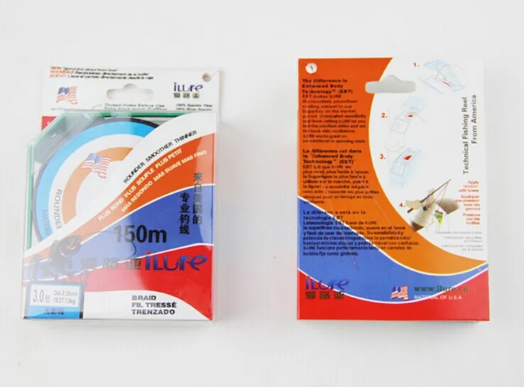Ilure леска/фторуглеродная леска/основная леска 150 метров красочная прозрачная