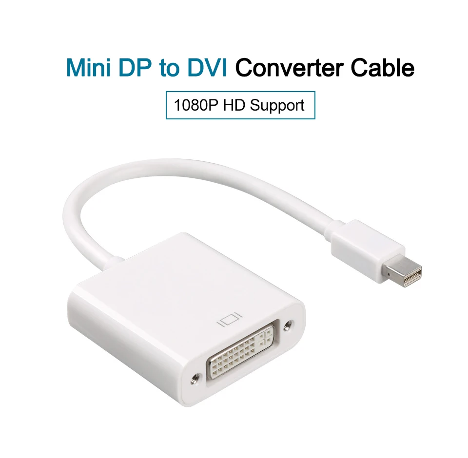 Переходный кабель с Mini DP 1 2 на DVI 24 + 5 Мама папа интерфейс Thunderbolt мини порт дисплея