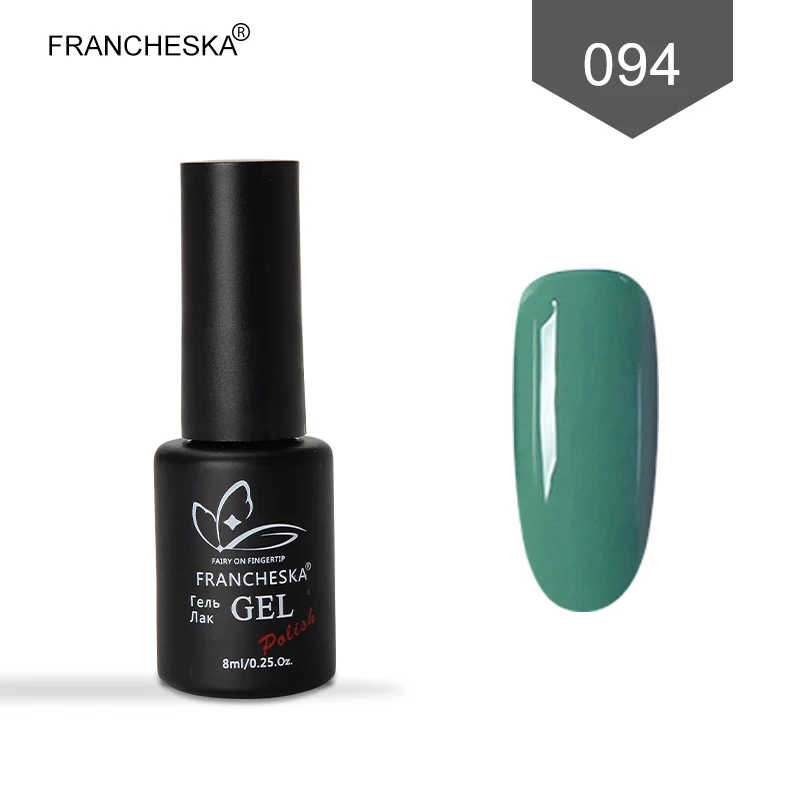 8ml Gel Polish 094 Матовое верхнее покрытие светодиодный гелевое покрытие для ногтей Nail Art Vernis перманентность UV пластина верхнее покрытие Oje Лаки матовый топ гель лак 8 мл/15 мл - Цвет: 8ml Gel Polish 094