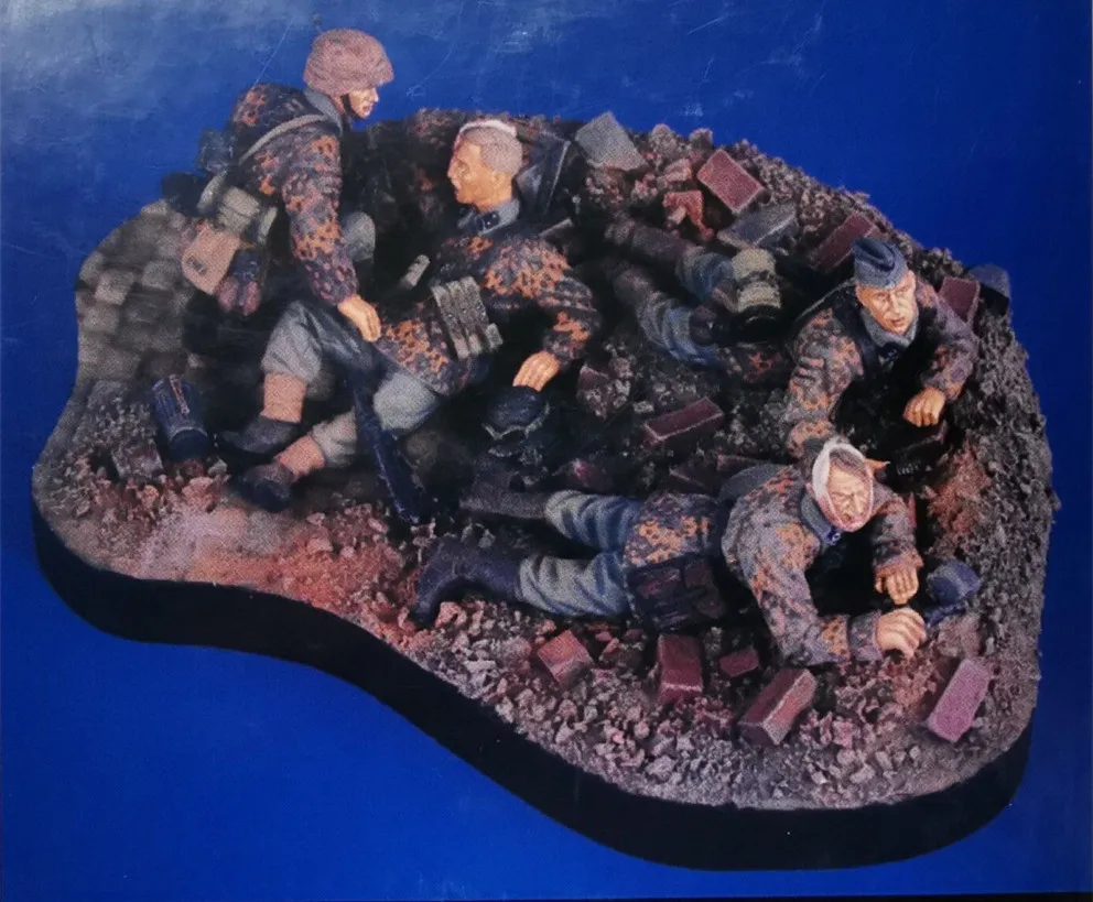 1/35 каучуковая фигурка модель комплект Unassambled Неокрашенный 820(с основанием