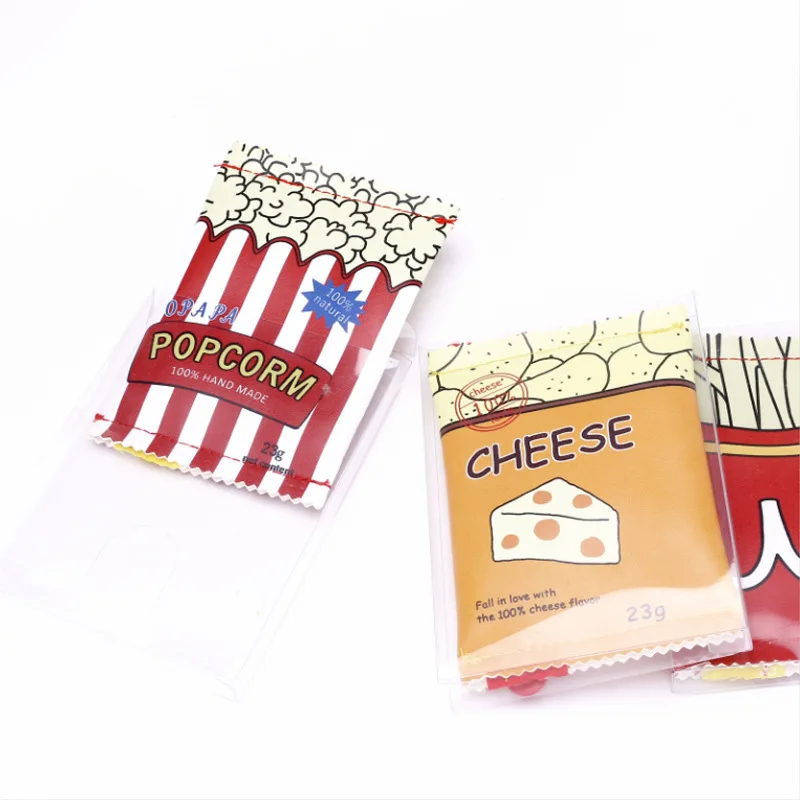 Europe and America 2020 Creative Cute Cartoon Coin Purse Key Chain For Girls Leather Cake Popcorn Kids Zipper Change Wallet | Багаж и