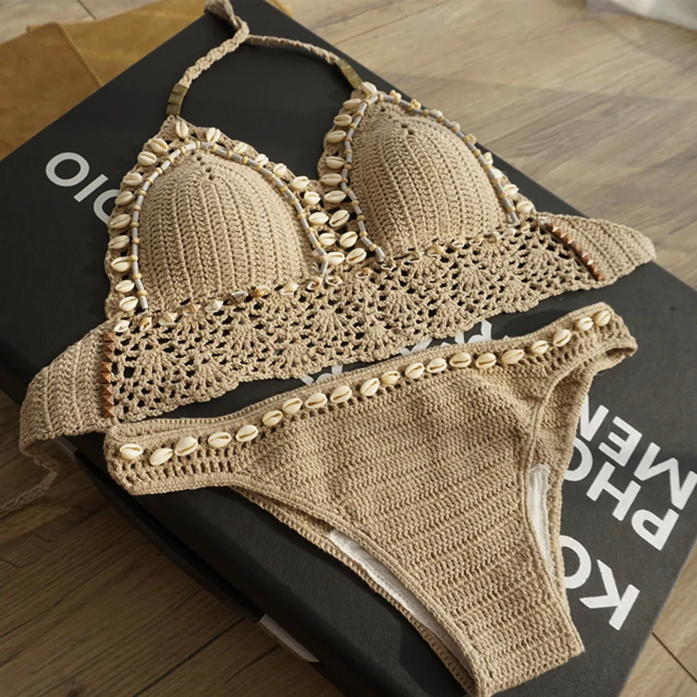 Бикини с высокой талией летний купальник распродажа пляжный трикотажный