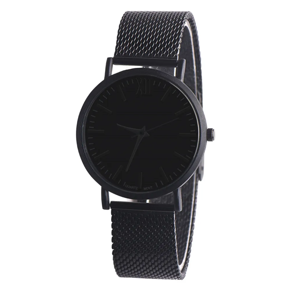Часы мужские роскошные montre homme Бизнес повседневные дизайнерские часы из нержавеющей стали пара кварцевые аналоговые наручные часы