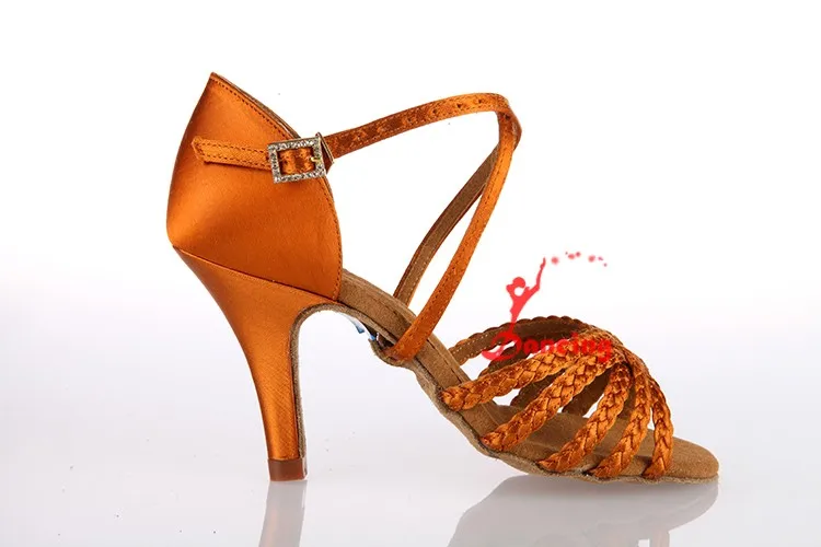Обувь для латинских танцев; женская танцевальная обувь для женщин и девочек; импортная атласная Высококачественная обувь для профессиональных танцев; обувь для глубокого плетения кожи