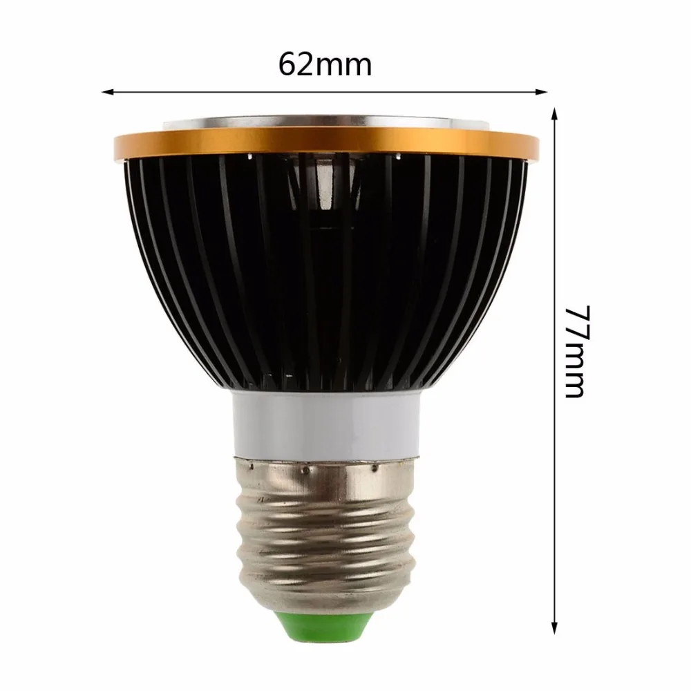 1 шт. Новинка PAR20 COB dimmable E27 Светодиодный точечный светильник 15 Вт par20 лампа теплый