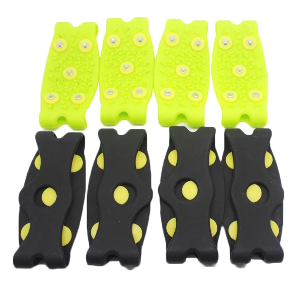 1 пара снег ледолазание Нескользящие шипы Грипсы Crampon бутсы обувь с заклепками крышка