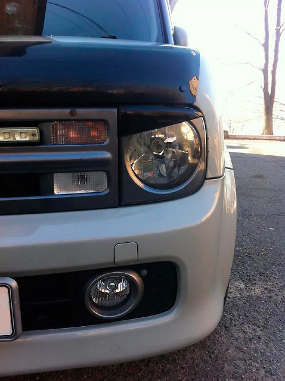 Чехол для бровей Cilia Nissan Cube 2003 2008 накладка световые накладки наружные