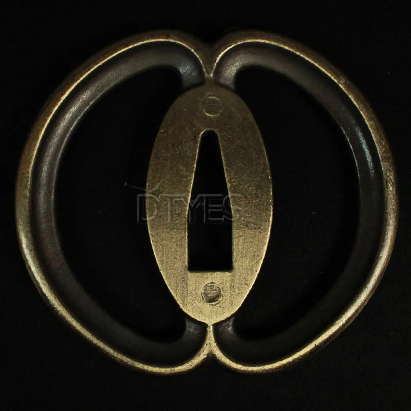 Японские аксессуары для мечей из сплава Tsuba Красивая защита для катаны Wakizashi Tanto ширина 3,2 см(около Habaki) лезвие NAl01-NAl29