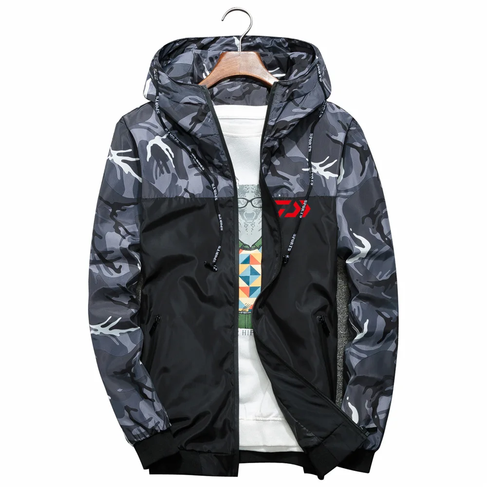 

2018 Outdoor Sport Shirts Breathable Men DAIWA Fishing Clothes DAWA Fishing Camouflage Clothing Man Fishing Jackets M-5XL
