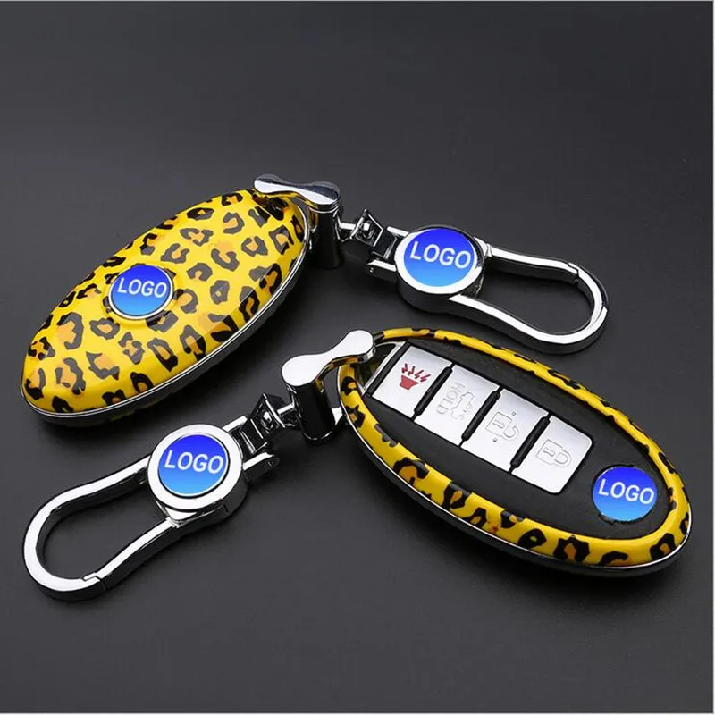 2017 креативный сексуальный леопардовый дизайн чехол для ключа автомобиля Nissan Qashqai