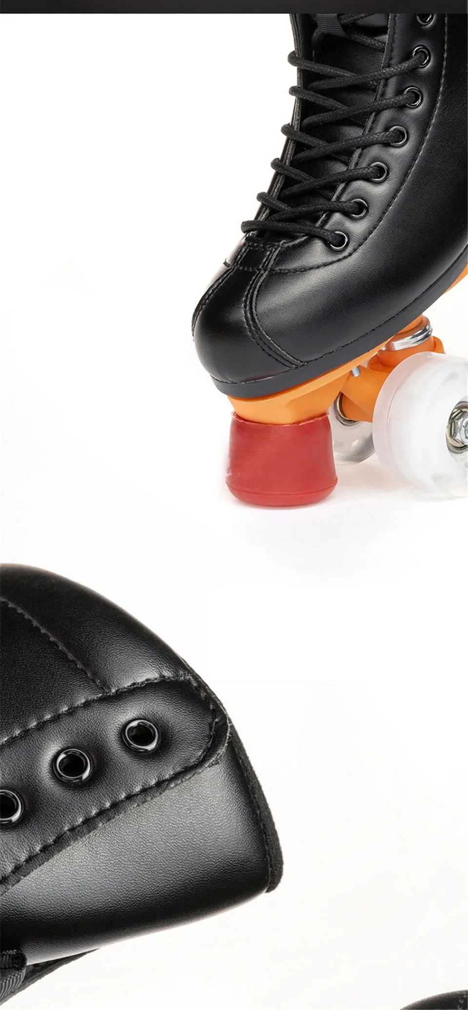 Роликовые коньки двухрядные коньки двухлинейная обувь Patines для детей взрослых родителей кроссовки PU колеса воловья кожа IB44