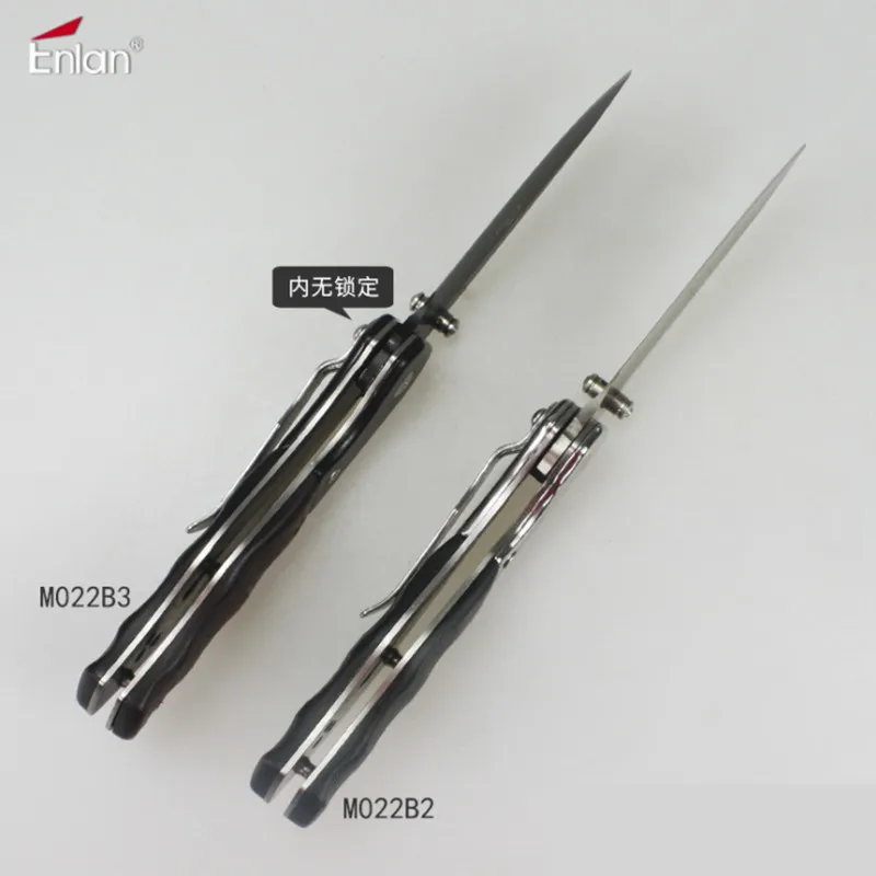 Складной нож Enlan M022 8Cr13MoV G10 или деревянная ручка походный инструмент для