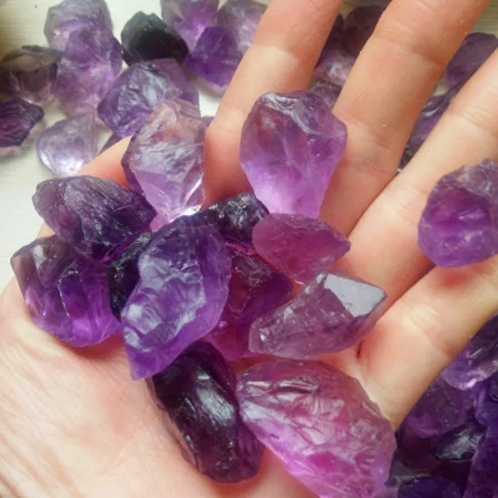 Druzy 50 г натуральные аметисты сырой грубой фиолетовой кристаллической цитрины
