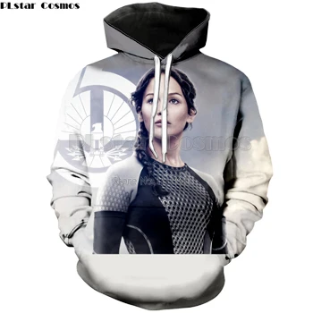 LH169 PLstar Cosmos The Hunger Games 3d толстовки мужские/женские свободные тонкие толстовки модные популярные герои фильмов толстовки - Цвет: LH169