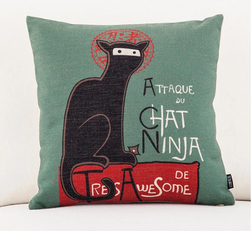 Японский ниндзя робот Кот Детский крутой массажер декоративные винтажные