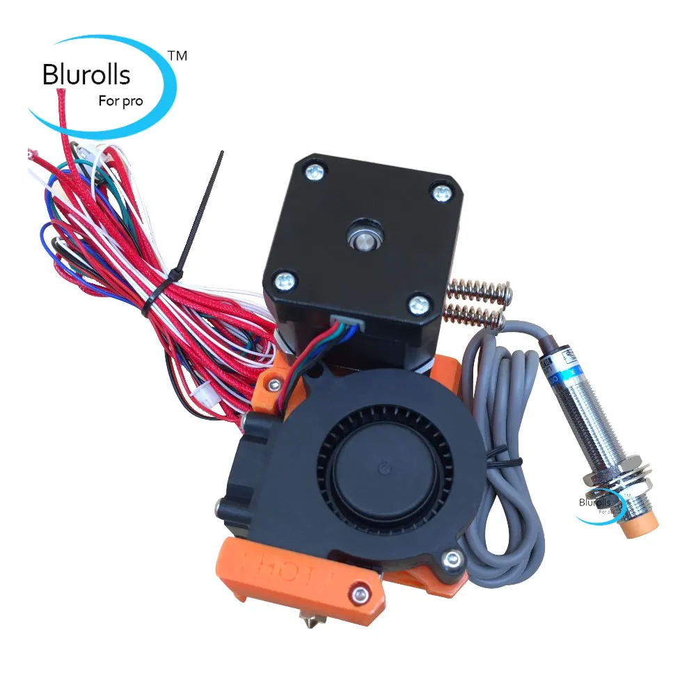 Полный комплект экструдера Reprap Prusa i3 mk2/2s с хотендом X каретой p.i.n. D.A. v1 зонд PETG
