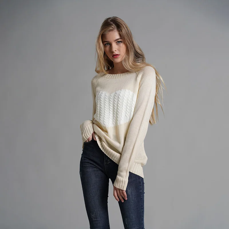 Зимняя женская модная одежда вязаные свитера пуловеры корейский Повседневный