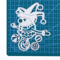 cute clown metal cutting dies stencils for card making decorative embossing suit paper cards diy dies scrapbooking new 2019