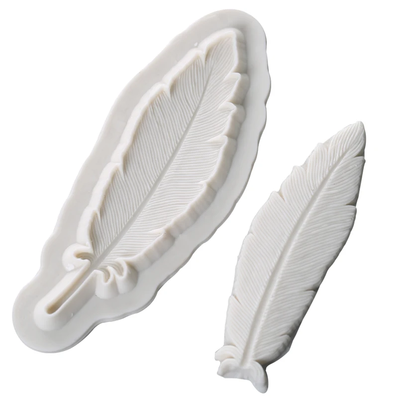 Luyou 3D перо силиконовый коврик шоколада Fondant (сахарная) форма для пирога посуда