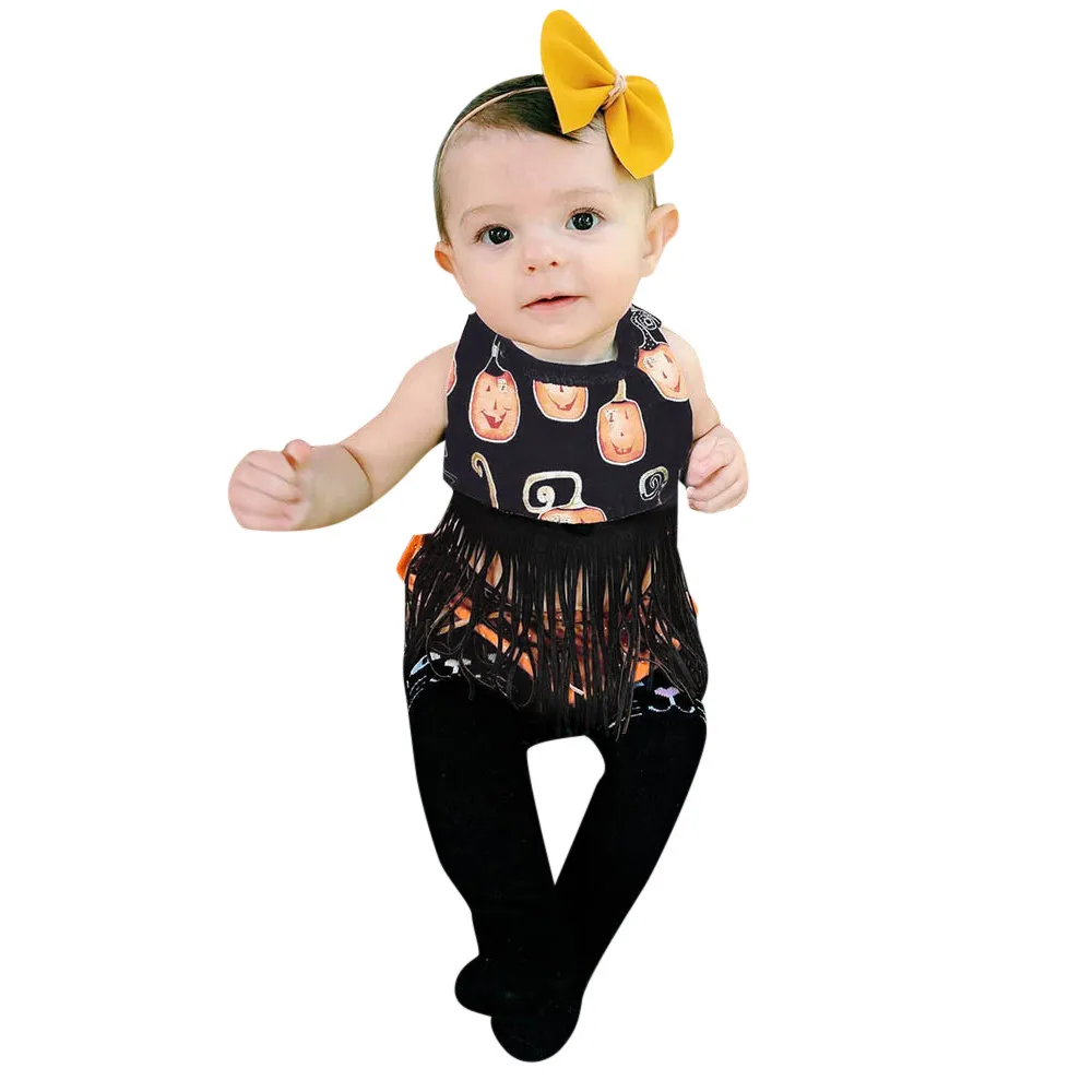 Комплект модной одежды детская одежда для маленьких девочек с открытой спиной и