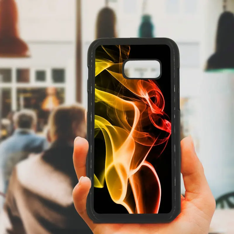 Abstract Colorful Smoke Phone Cases Hard PC Plastic Cover for Samsung Galaxy A3 A5 A7 A8 2015 2016 2017 2018 Note 8 5 3 2 Shell |