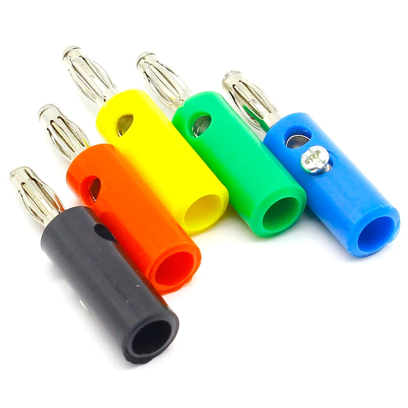 Штепсельная вилка типа банан 4 мм штекер и гнездо для вставки разъема детали