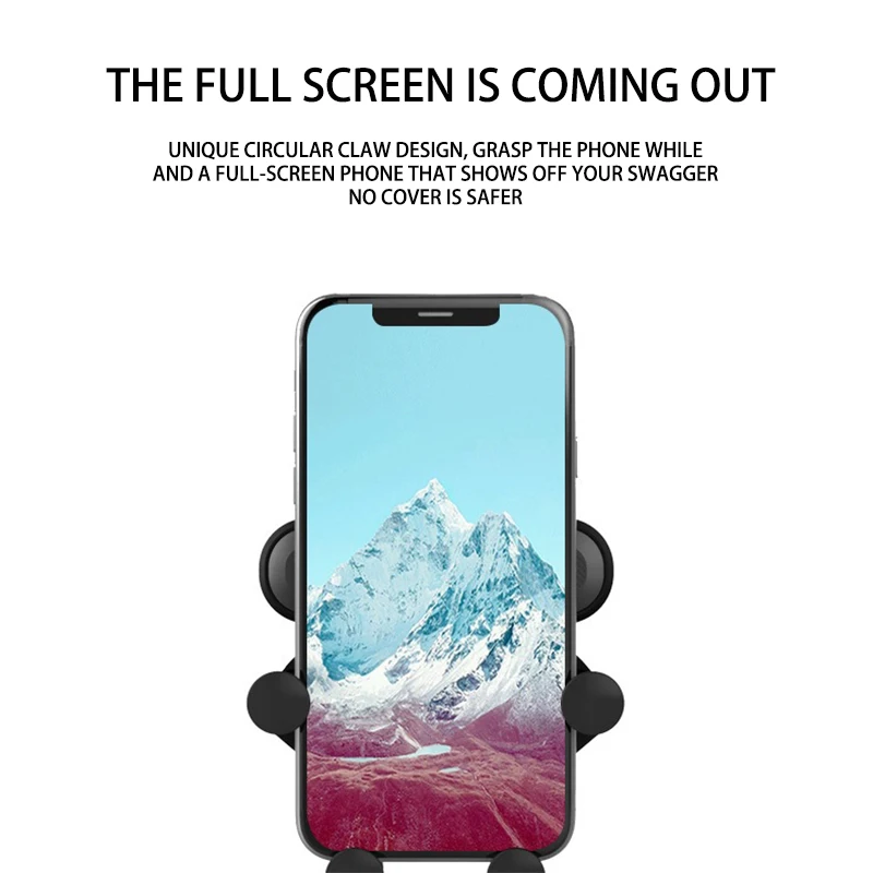 Гравитационный Автомобильный держатель для телефона для iphone X Xs Max samsung S9 в автомобильном вентиляционном отверстии автомобильные держатели для Xiaomi huawei подставка для мобильного телефона