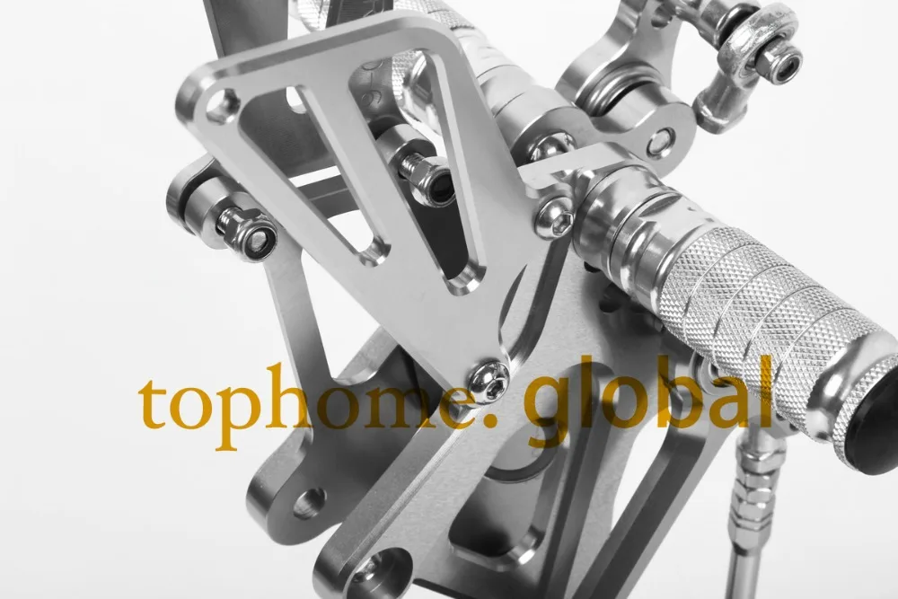 Для Honda CBR250RR 2010 2013 Серебряный CNC Rearsets подножки задние Set2011 2012 мотоциклетные
