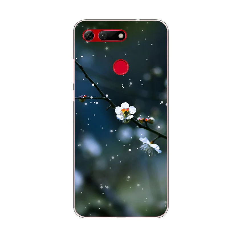 6,4 ''для huawei Honor вид 20 силиконовый чехол из мягкого термополиуретана с картинкой TPU чехол Coque для huawei Honor V20 чехол V 20 модные