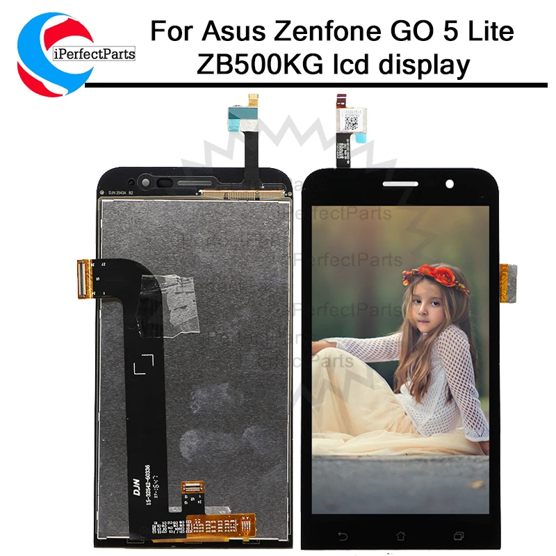 Новый черный ЖК дисплей для Asus Zenfone Go 5 Lite ZB500KG сенсорный экран дигитайзер полная