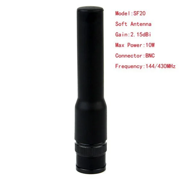 SF20 BNC антенна двухдиапазонная Baofeng антенна VHF/UHF для Kenwood Vertex standard Wilson YAESU TYT HYT радио