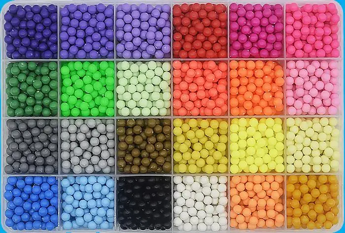 3000 шт DIY водные шарики формы в виде животного ручная работа 3D головоломка Дети