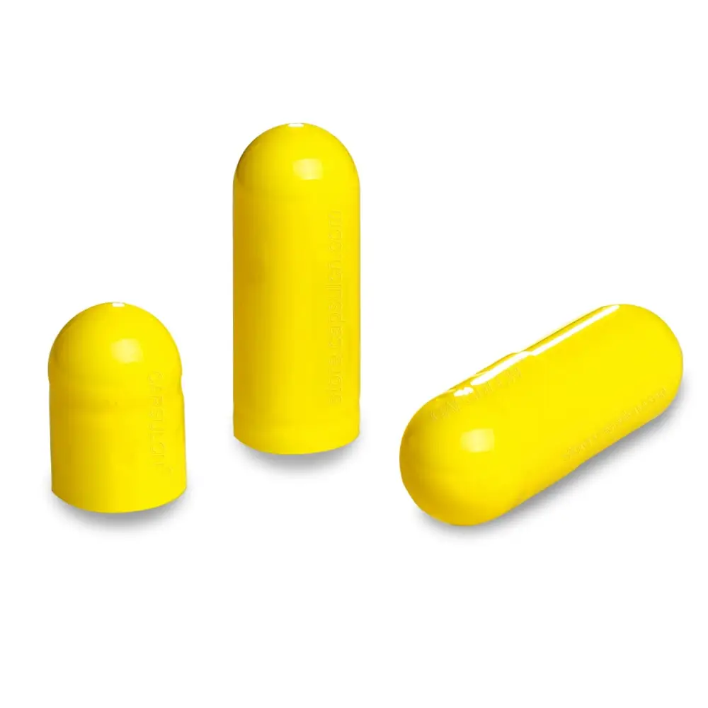 

(10,000pcs/pack) Yellow 0# Empty Gelatin Capsule,Medicine Capsule,Separated or Joined capsule For Capsules Filling Machine