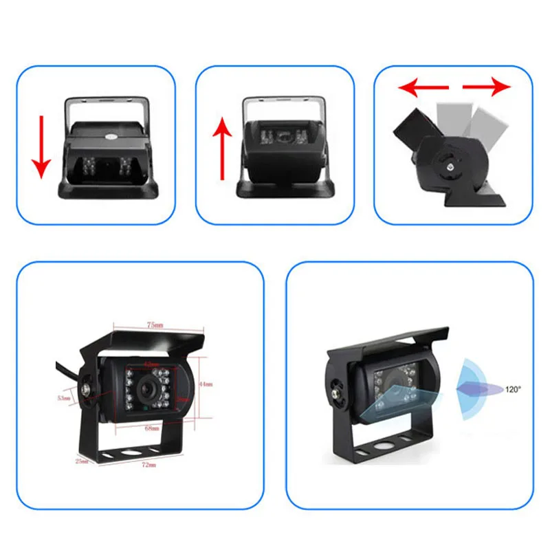 HD автомобиля обратный обратно камера заднего вида для грузовик/полу