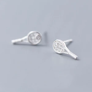 Женские маленькие серьги-гвоздики MloveAcc из Стерлингового серьги серебристого цвета; Бижутерия 925 пробы, спортивный подарок для девочек и подростков