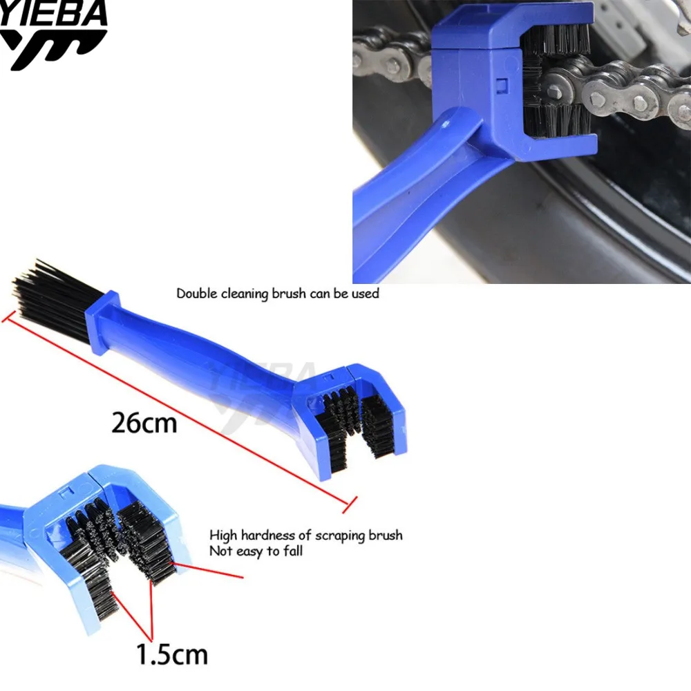 Щетка для чистки цепи мотоцикла YAMAHA YZF R25 R15 R6 R125 kawasaki z750 Z800 FZ8 FZ1 FZ6R Suzuki TL1000R SV1000 S