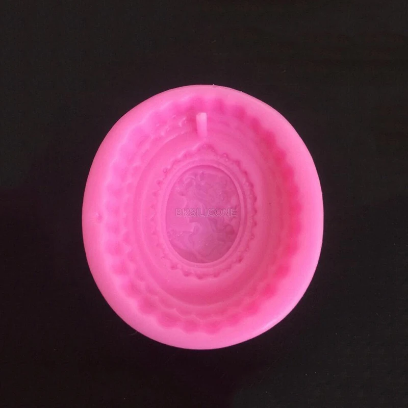 Роза и девочка овальная формочка для силиконовой Подвески Воск ароматерапии