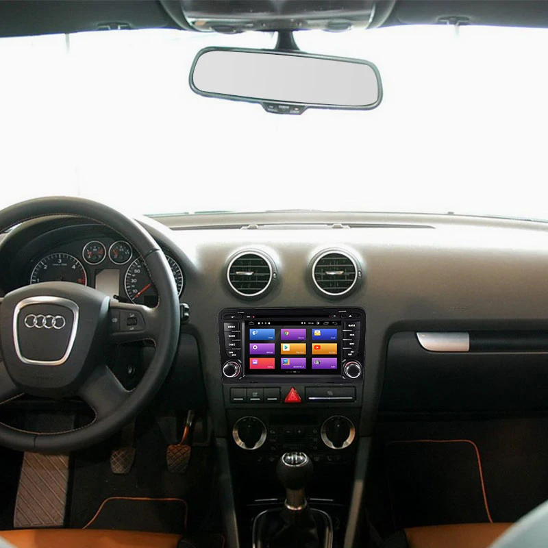 Авторадио 2Din Android 9 0 автомобильный мультимедийный плеер для Audi A3 8P S3 RS3 Sportback 2003 2004