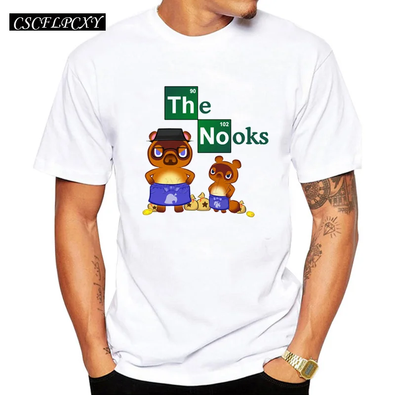New brand men cartoon printed Breaking Bad/Bed funny t shirt short sleeve creative design male tops hipster fashion tee for boy | Мужская
