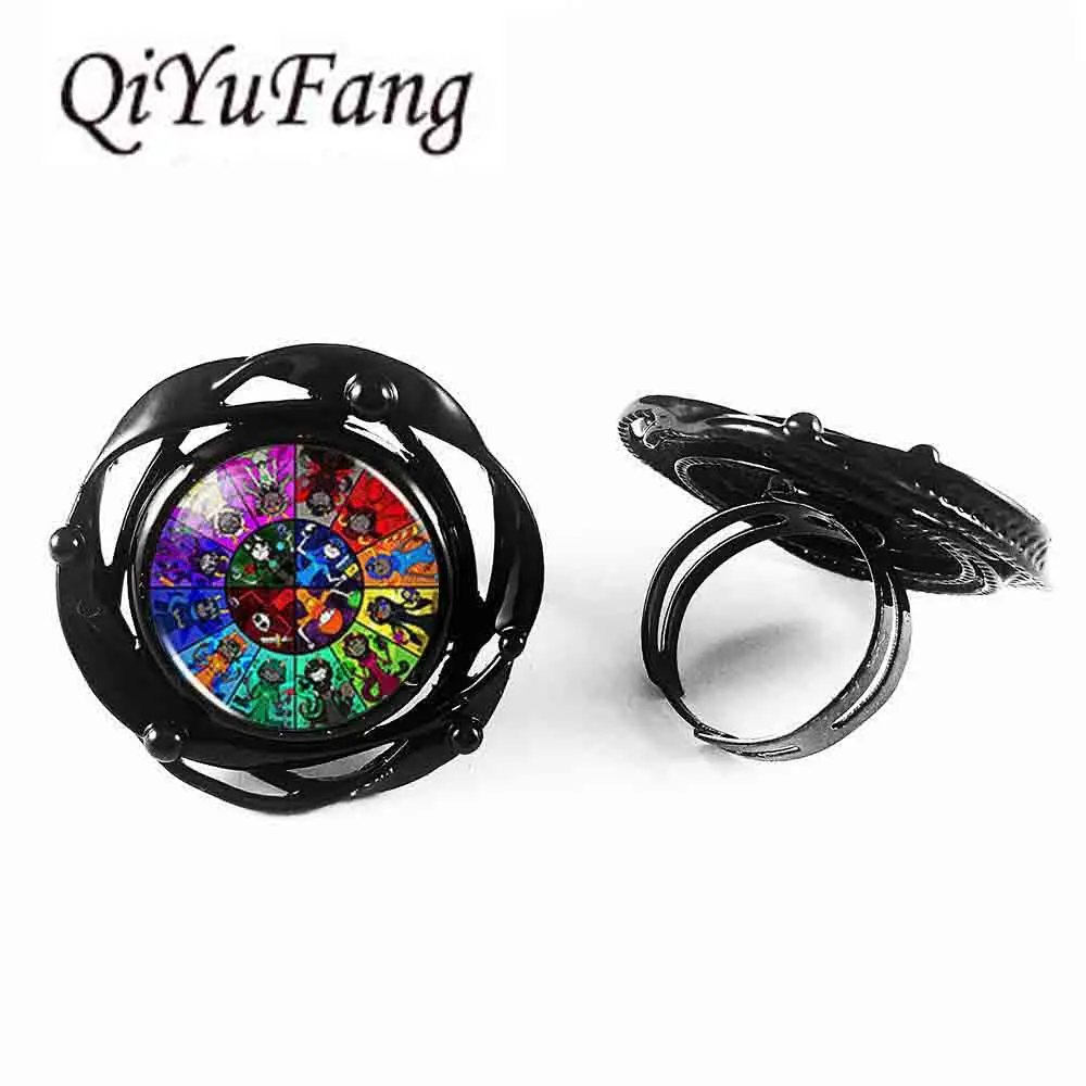 Новинка 2017 года комикс в стиле стимпанк большое кольцо с цветком для мужчин и