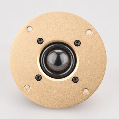 Gold Hifidiy LIVE X1II 4,5 дюйма твитер Динамик блок алюминиевая панель Прозрачные шелковые мембрана 6OHM30W тройной громкоговоритель 110/116/120 мм - Цвет: Gold