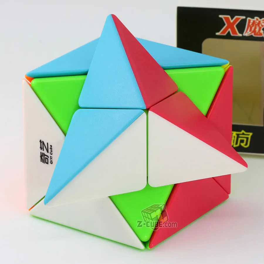 Волшебный кубик головоломка QiYi 3x3x3 X динозавр куб особой формы Профессиональный