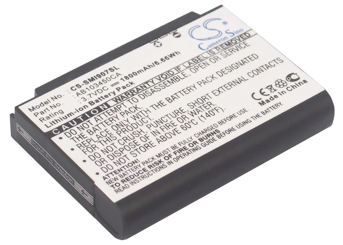 Аккумулятор Cameron Sino 1800 мАч AB103450CA для Samsung A827 Ace i325 BlackJack i607 Epix SGH i907 Вечность