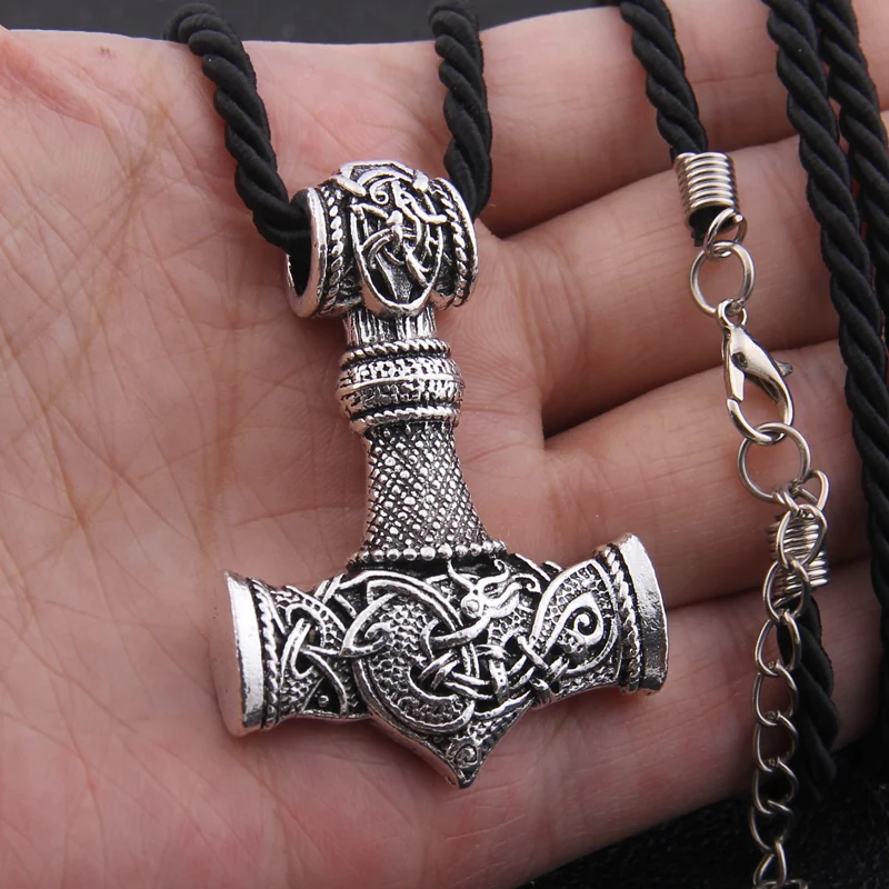Дропшиппинг 1 шт Молот Мьёльнир Тора кулон ожерелье викинга скандинавский