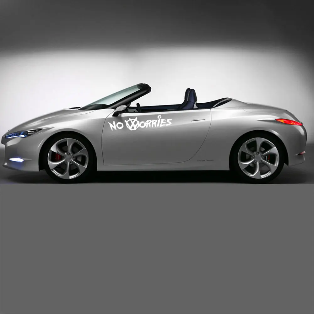 20*4 см Стайлинг автомобиля не беспокойтесь ПВХ Светоотражающая наклейка на