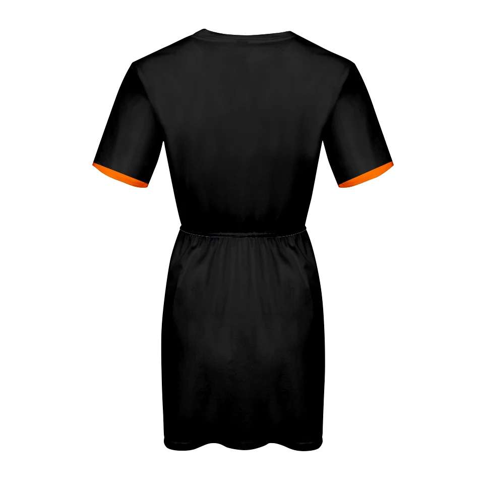Frdun Tommy 3D MY HERO ACADEMIA Short Sleeved Dress Girl Kpop Anime Oversize Fashion Summer fashion Style so hot Plus Size | Женская